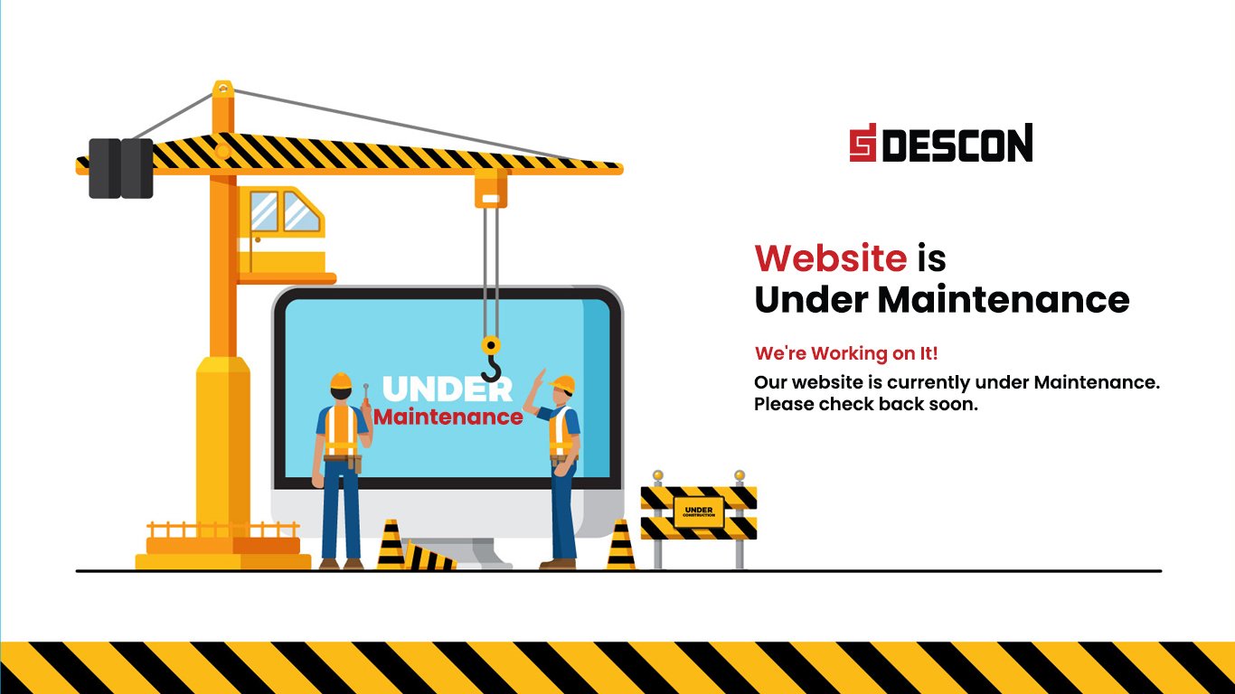 Website under maintenance - Descon